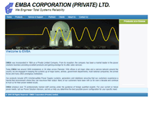 Tablet Screenshot of emba.com.pk